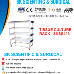 Tissue Culture Rack Manufacturer in India