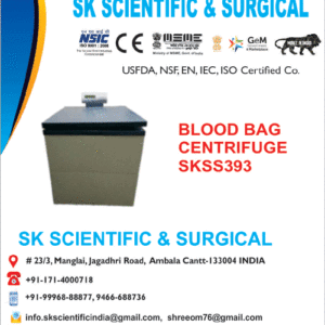 Blood Bag Centrifuge Manufacturer in India