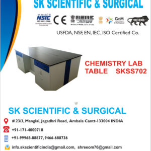 Chemistry Lab Table Manufacturer in India