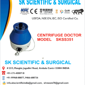 Centrifuge Doctor Model Manufacturer in India