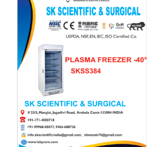 Plasma Freezer Minus 40 Degree (Manufacturer in India)