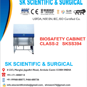 Biosafety Cabinet Class 2 Manufacturer in India