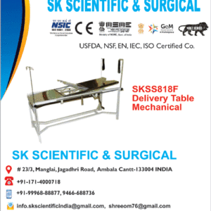 Delivery Table Mechanical Manufacturer in India