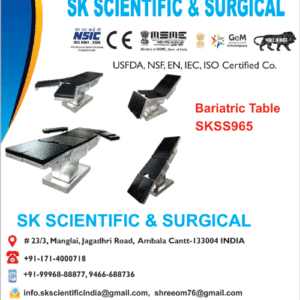 Bariatric Table Manufacturer in India