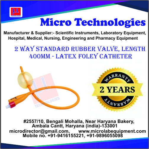 2-way-Standard-Rubber-Valve-Length-400mm-Latex-Foley-Catheter